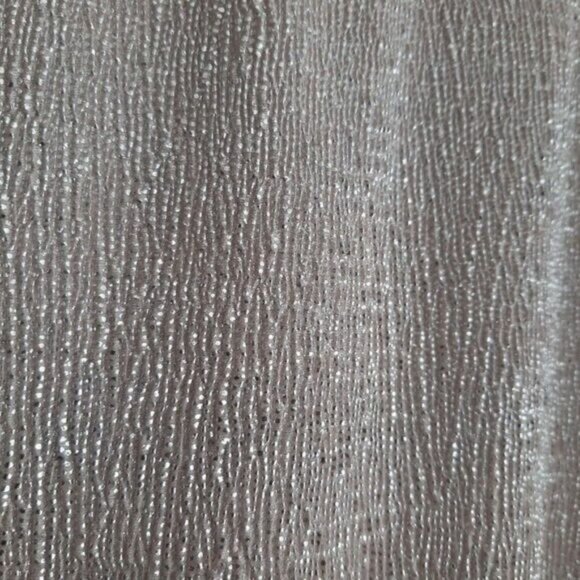 CALVIN KLEIN Metallic Shimmer Long Sleeve Dress Sz 8 - Picture 2 of 12